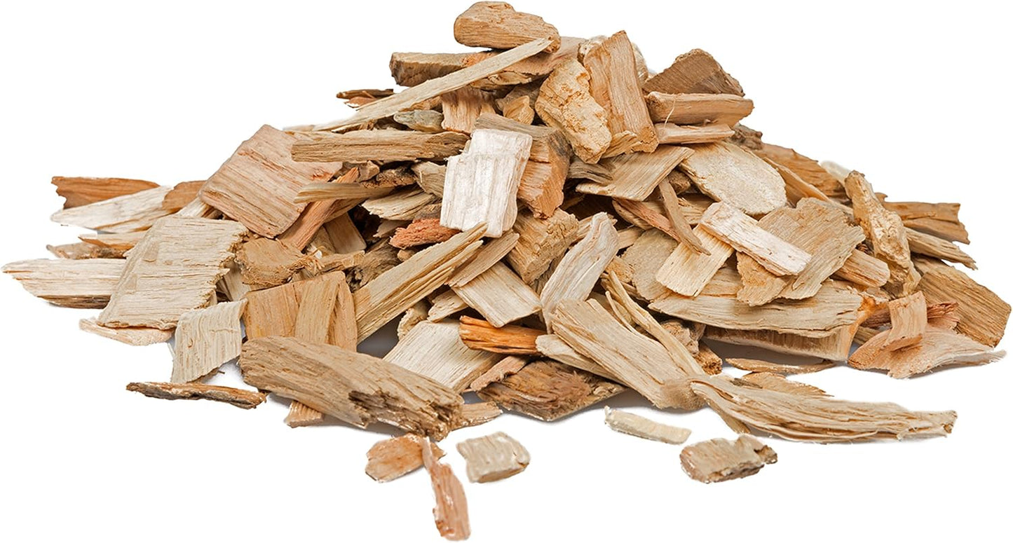 All Natural Pecan Wood Chips for Smoker - 260 Cu. In. Bag, Approx 2 Pounds- Kiln Dried Coarse Cut BBQ Grill Wood Chips for Smoking Meats - Barbecue Smoker Accessories - Grilling Gifts for Men