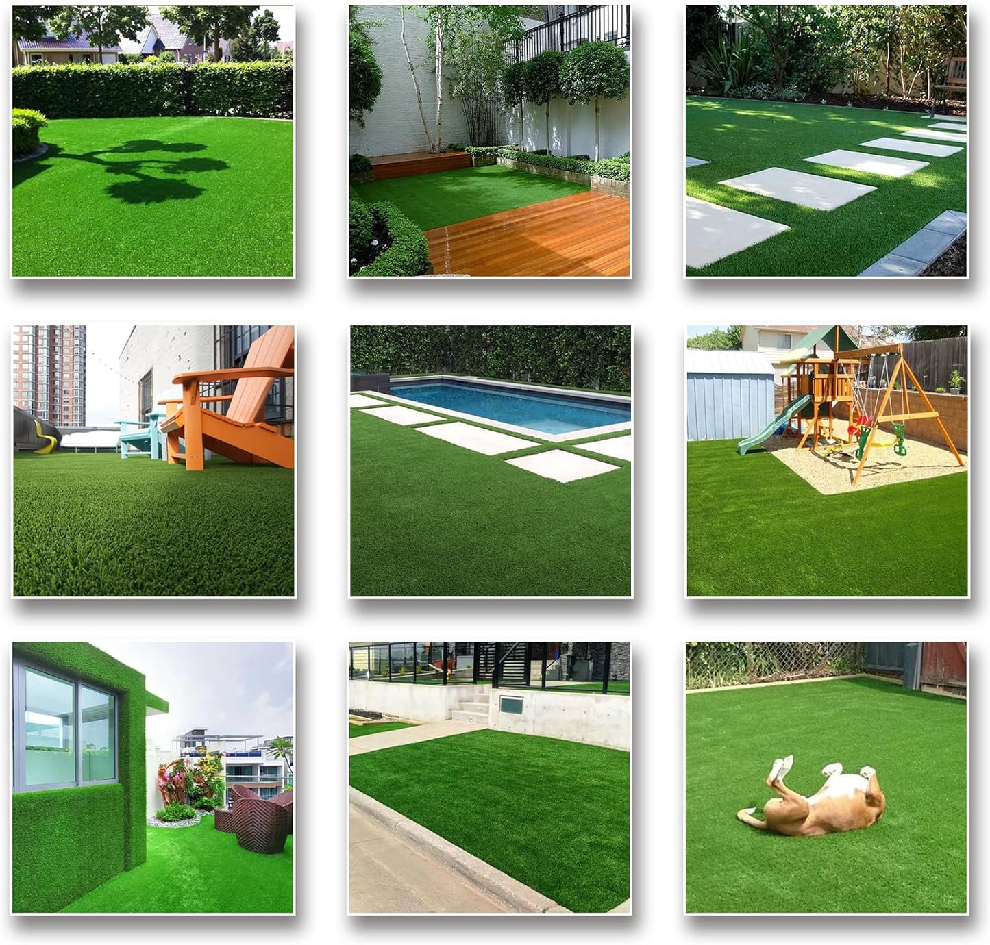 Artificial Grass Rug Indoor Outdoor, 28 in X 40 in (7.7 Square FT) Realistic Thick Synthetic Fake Grass Mat for Dogs, Garden Lawn Landscape Patio Grass