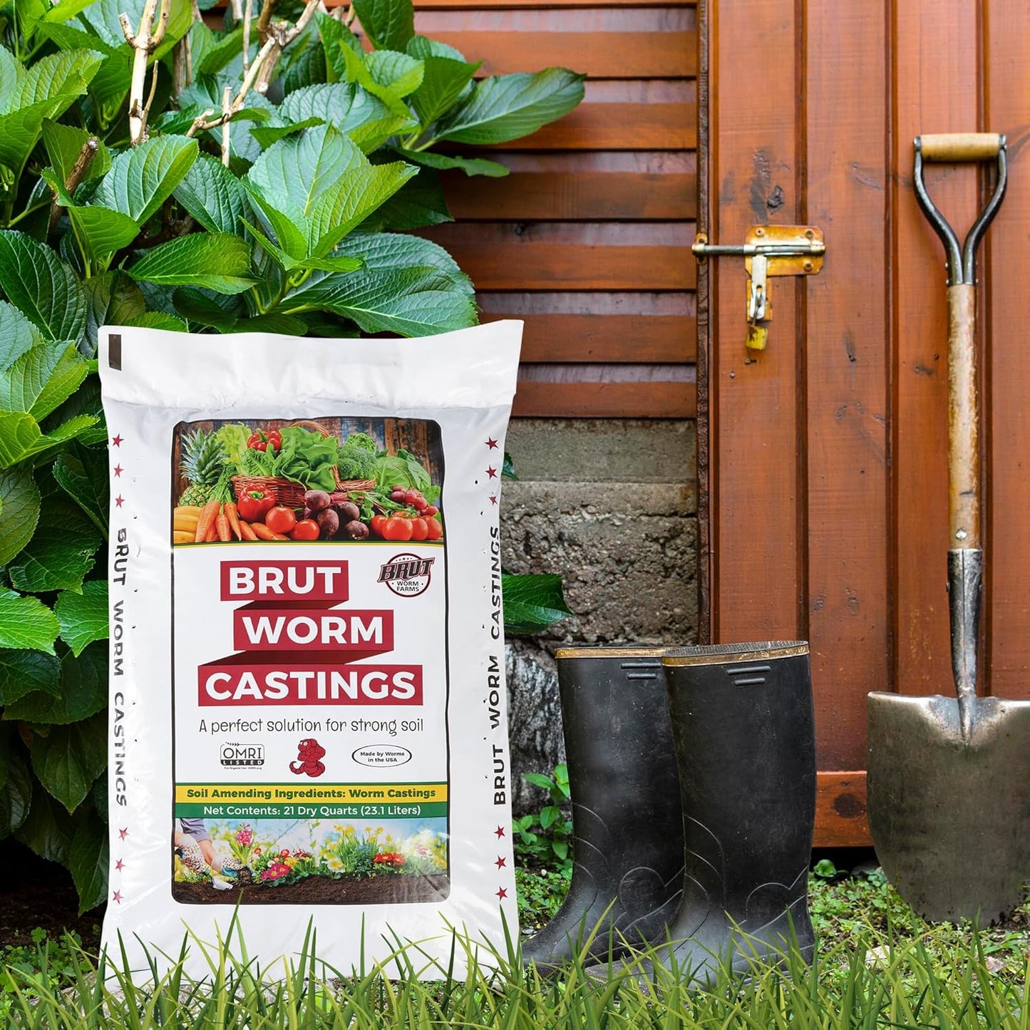 Brut Organic Worm Castings – 30 Lb – Garden'S Elixir for Thriving Blooms & Harvests!