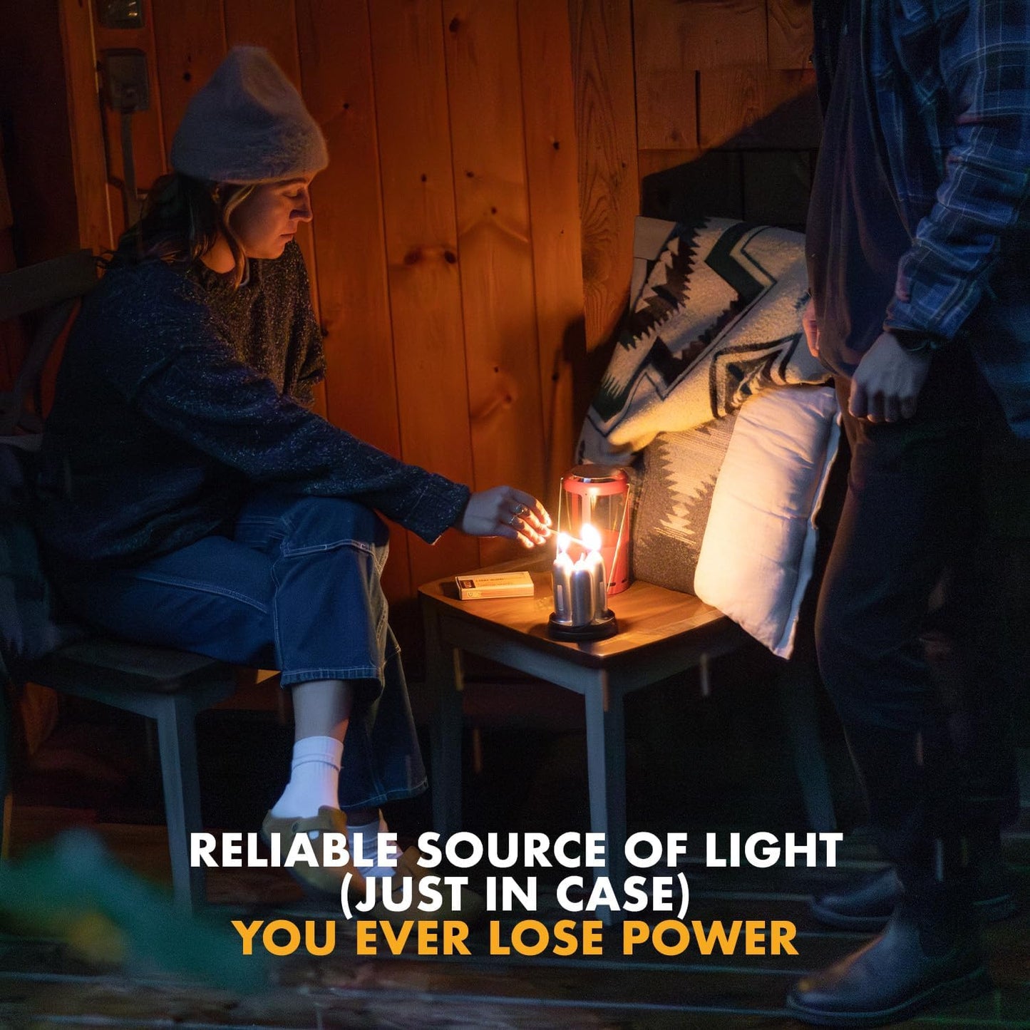 9-Hour White Candles for Candle Lanterns and Emergency Preparedness