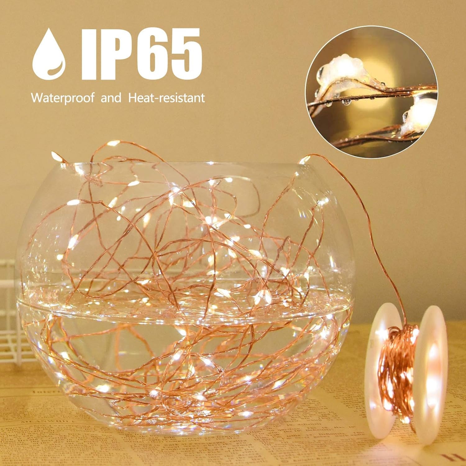 Fairy Lights Plug In, 33Ft 100 LED Fairy Lights for Bedroom, Twinkle Lights with Remote Timer 8 Modes String Lights for Christmas Thanksgiving Patio Wedding Party Indoor Outdoor Decor