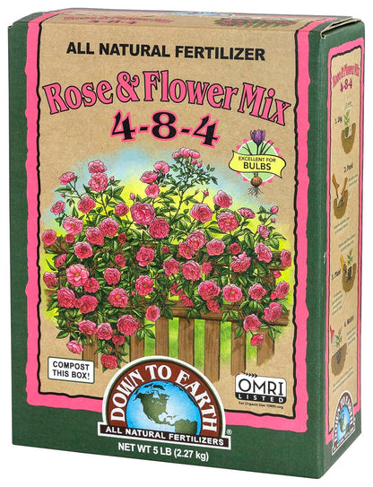 Organic Rose & Flower Mix 4-8-4, 5 Lb