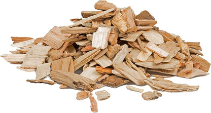 All Natural Pecan Wood Chips for Smoker - 260 Cu. In. Bag, Approx 2 Pounds- Kiln Dried Coarse Cut BBQ Grill Wood Chips for Smoking Meats - Barbecue Smoker Accessories - Grilling Gifts for Men