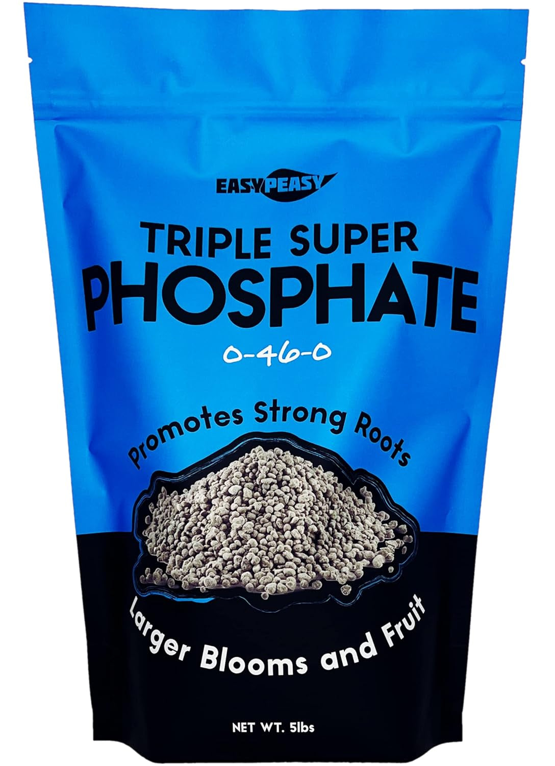 TRIPLE SUPER PHOSPHATE FERTILIZER 0-46-0 | Phosphorus Fertilizer for Gardens, Lawns, Indoor and Outdoor Plants | ROCK PHOSPHATE PLANT FOOD FERTILIZER for ORCHIDS, WISTERIA, CACTUS and ALL OTHER PLANTS