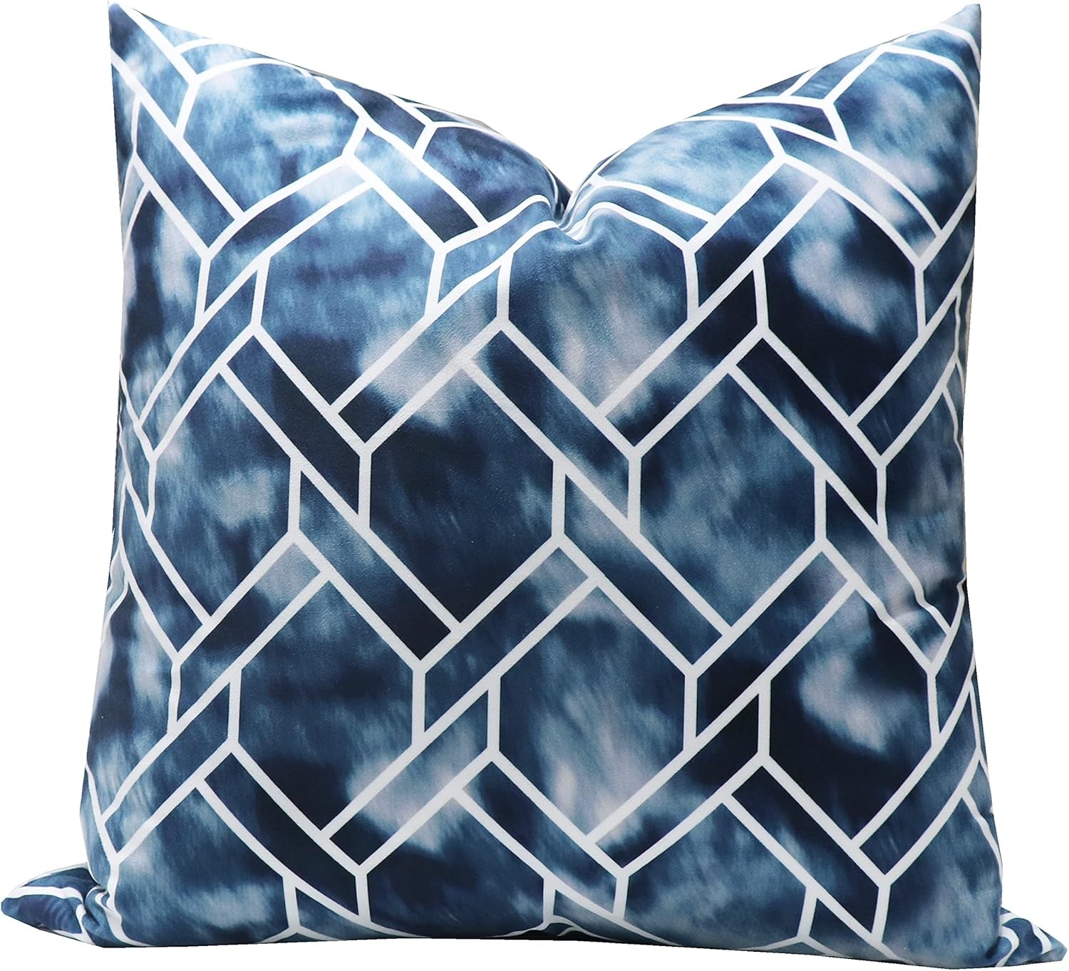 Gradient Throw Pillow Cover Decorative Print Accent Cushion Cover for Couch Sofa 20 X 20 Inches