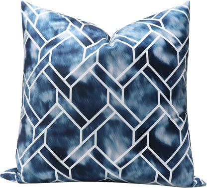 Gradient Throw Pillow Cover Decorative Print Accent Cushion Cover for Couch Sofa 20 X 20 Inches