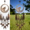 Wolf Dream Catchers Windchimes - Unique Wind Decorations with Deep Tone - Decorative Wolf Dream Catcher - Perfect Addition Decor to Your Porch, Garden or Patio - Unique Gifts for Women