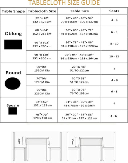 Faux Linen Tablecloth with Lace Trim - Waterproof/Spill Proof/Stain Resistant/Wrinkle Free/Oil Proof - for Banquet, Parties, Dinner,Kitchen,Wedding,Coffee,Holiday,Grey Square 52X52Inch