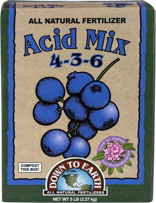 All Natural Acid Mix Fertilizer 4-3-6, 5 Lb