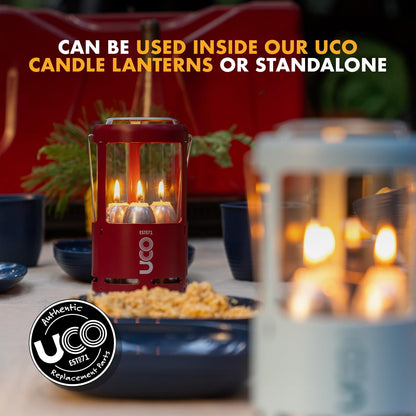 9-Hour White Candles for  Candle Lanterns and Emergency Preparedness