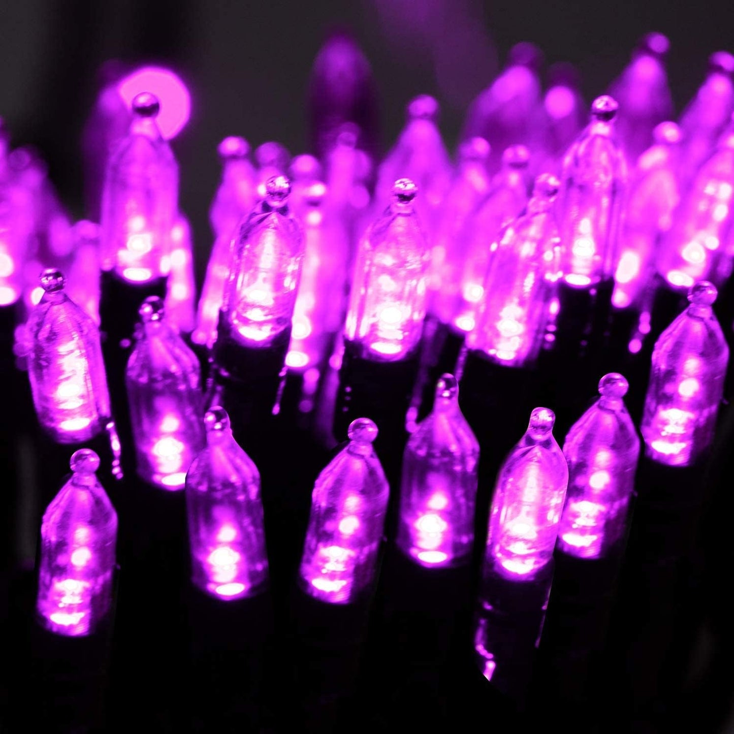 Halloween String Lights Outdoor, 33Feet 100 LED Waterproof Christmas Lights with 8 Lighting Modes for Halloween Garden Party Christmas Xmas Tree Lights Decor(Purple)