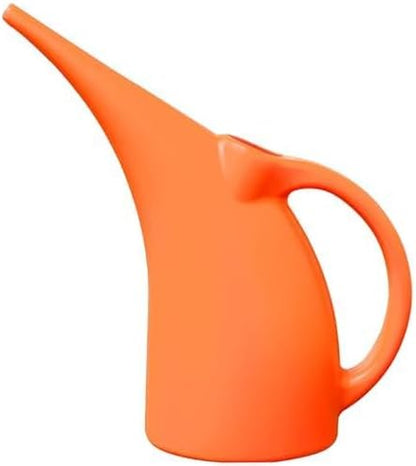 Watering Can 1/2 Gallon - Small Watering Can for Indoor Plants - Outdoor Watering Can - Orange Plant Waterer - Plastic Watering Can for Garden - 1 Pack