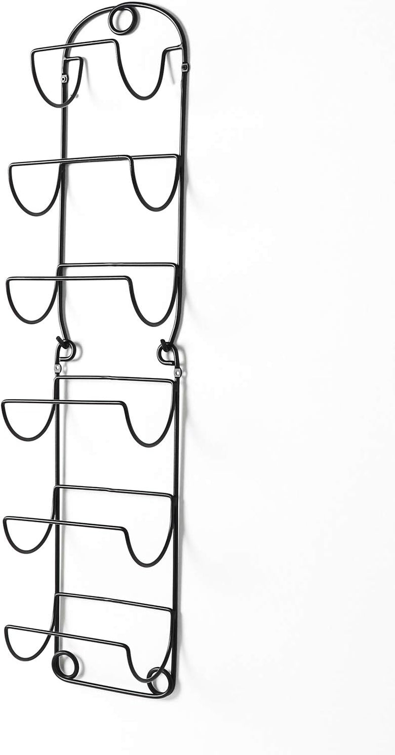 Towel Racks for Bathroom Wall Mounted Metal Wine Rack Towel Shelf Towel Holder for Bath Black